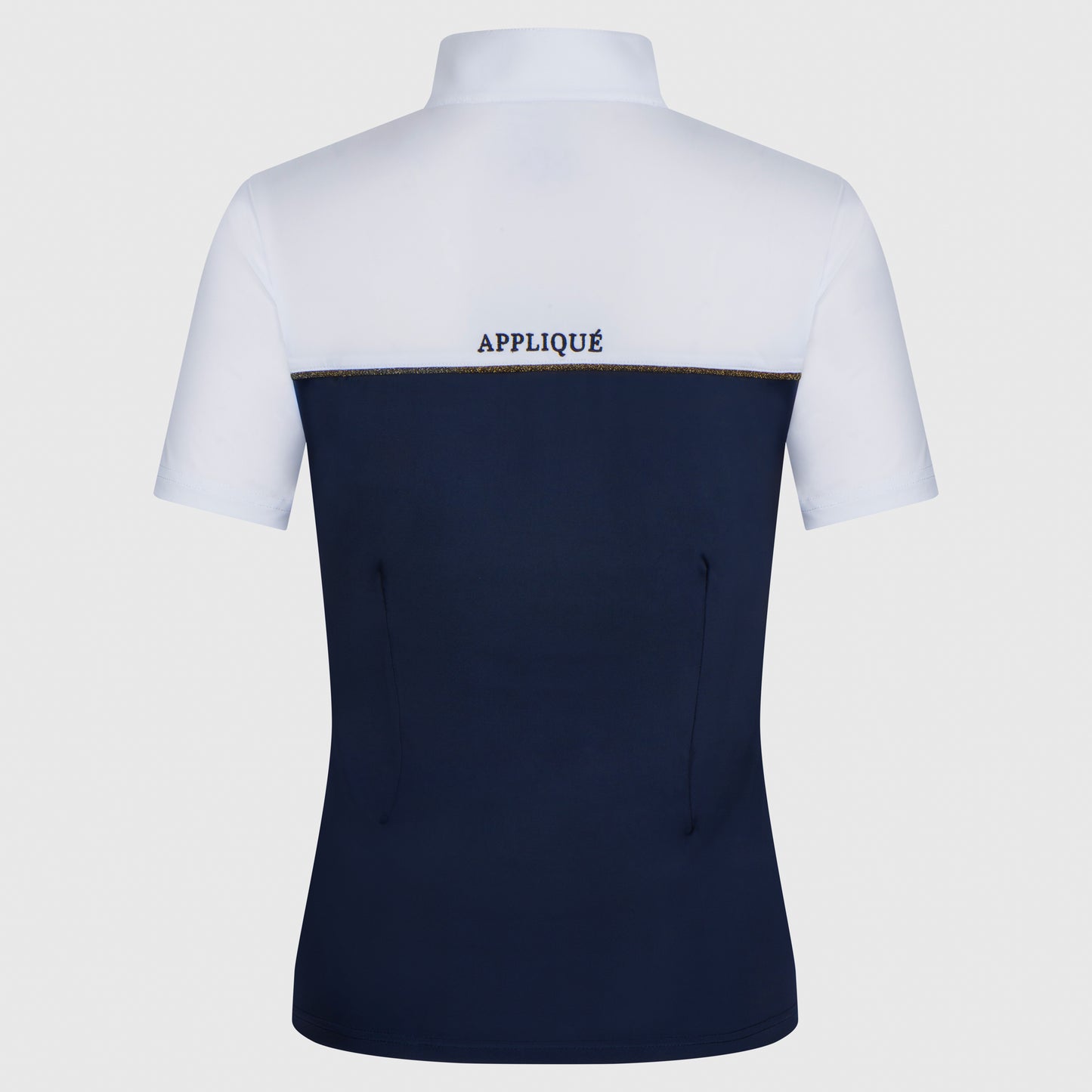 Silhouette Shirt Navy Gold