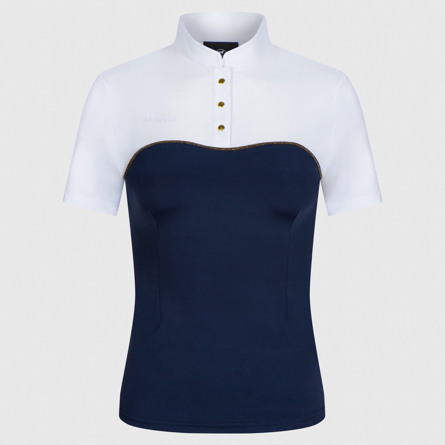 Silhouette Shirt Navy Gold