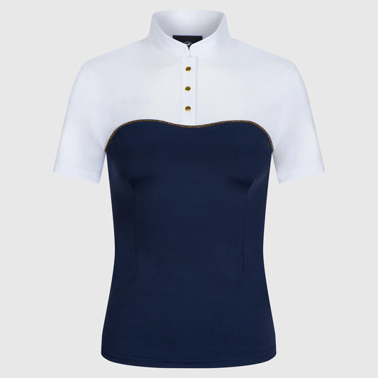Silhouette Shirt Navy Gold