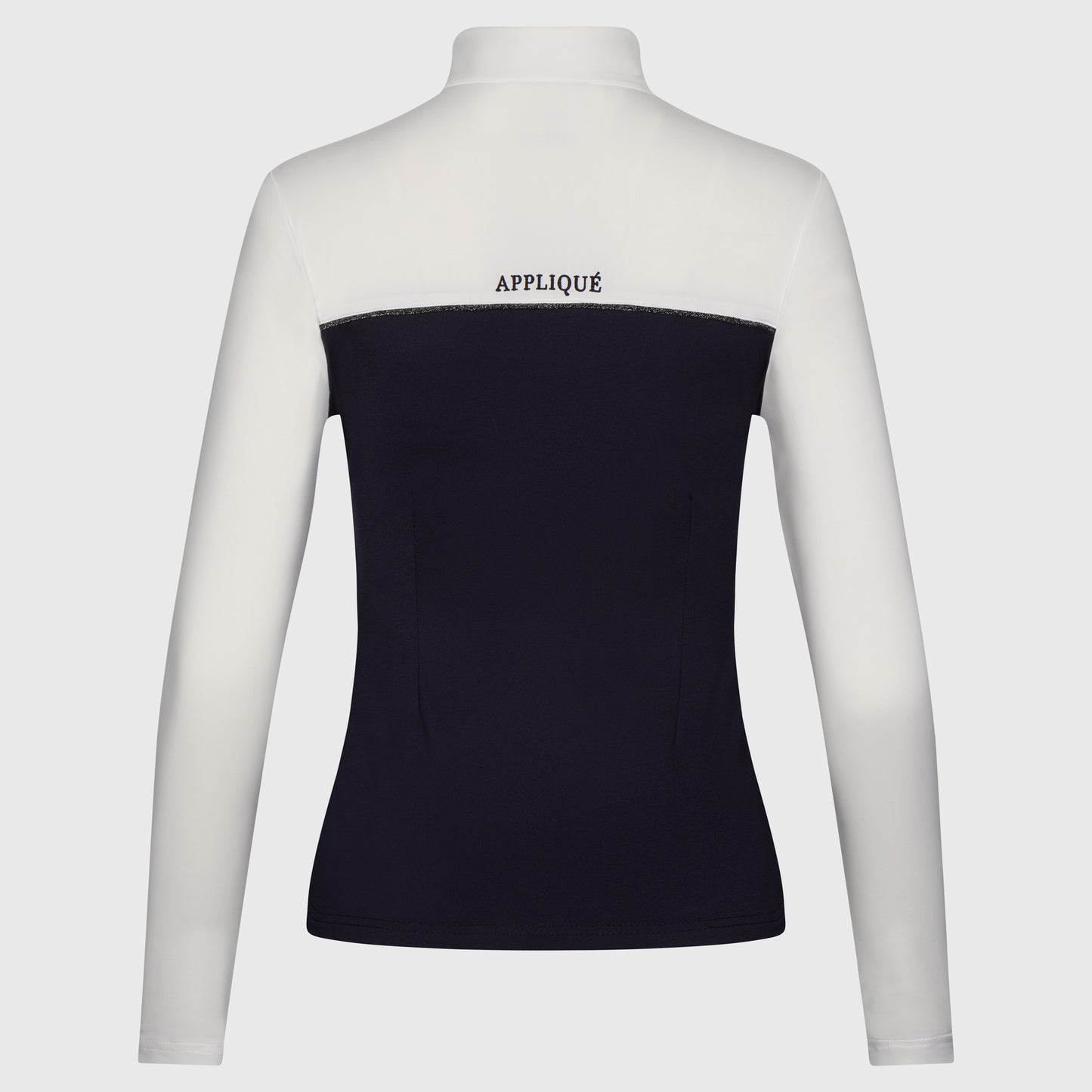 Silhouette Shirt Navy Silver Longsleeve