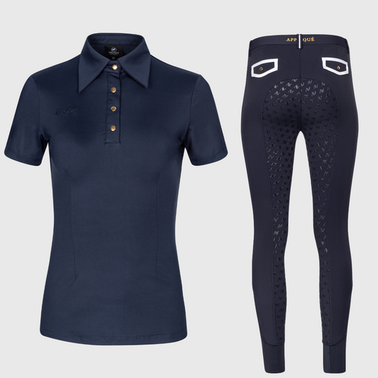 SET Breeches and Polo Shirt Navy