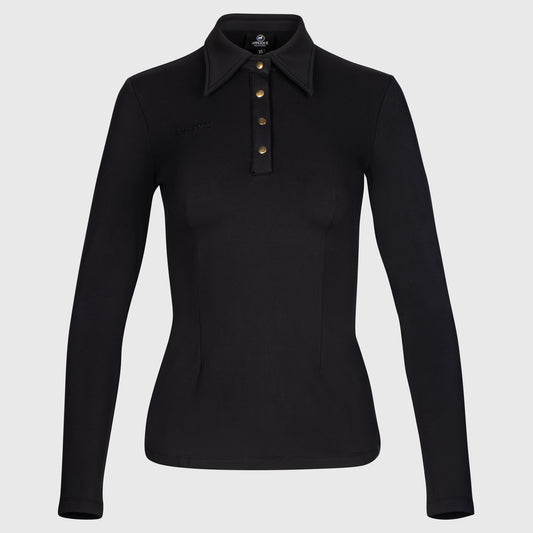 Appliqué Amsterdam Softshell Polo Shirt Training Shirt for women