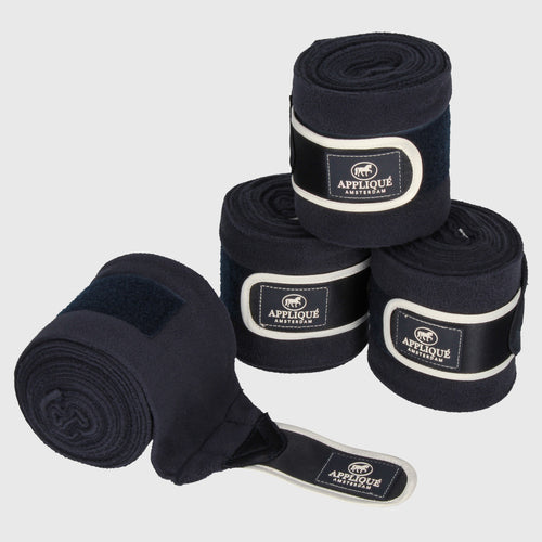 Fleece bandages navy blue size full for dressage | Appliqué Amsterdam ...