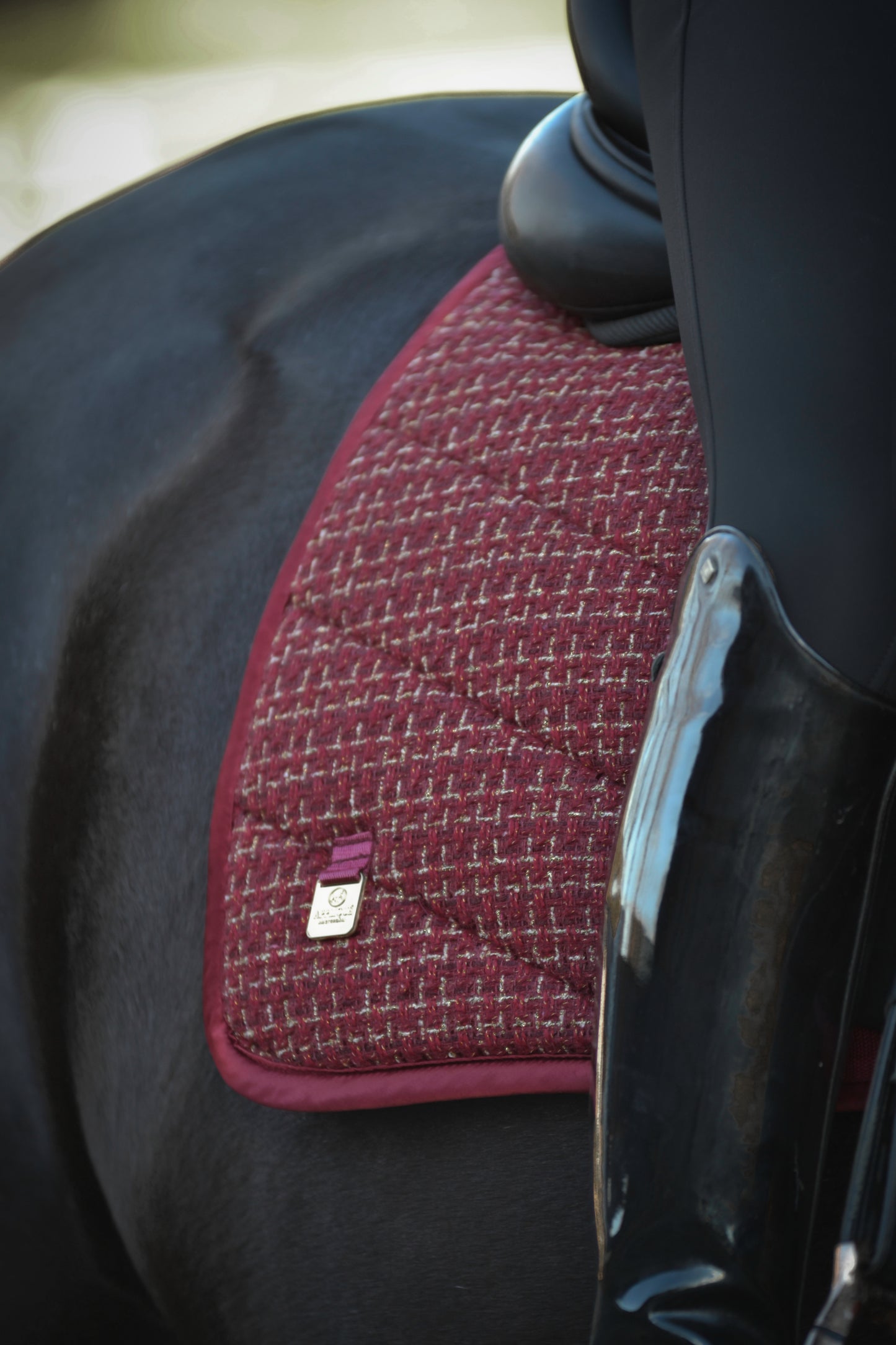 Saddle Pad Vithé Royal Red Tweed